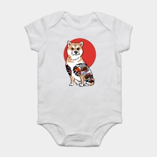 Yakuza Shiba Inu Baby Bodysuit